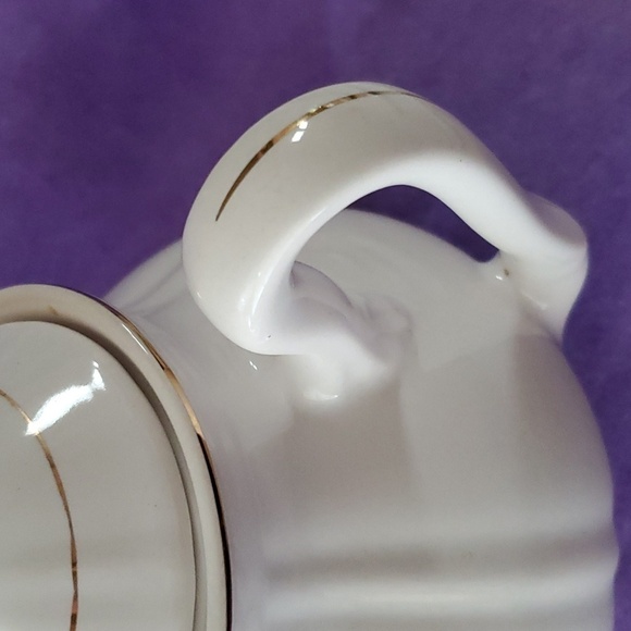 Vintage Festival Stoneware Gres Floral China Teapot-Gold Trimmed - Picture 6 of 10